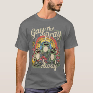 Homo, be och pröva Funny LGBTQ Prideee vänner T Shirt