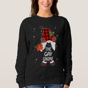 Homo Dvärg Buffalo Randig Matchande Familj Jul  T Shirt