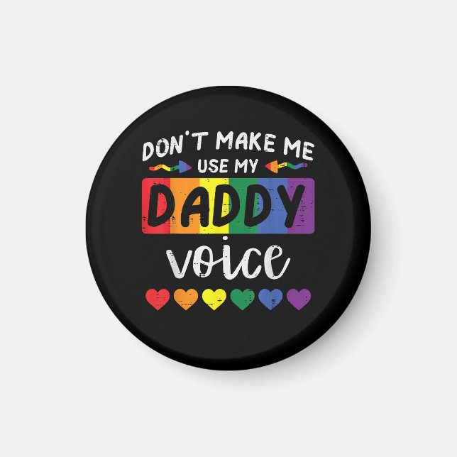 Homo, få mig inte att använda papparöst magnet (Framsidan)