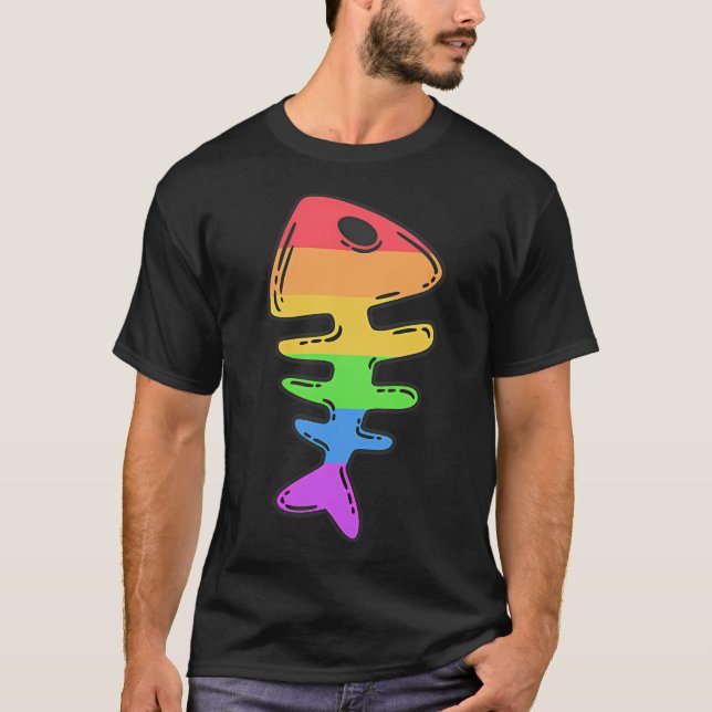 Homo Fisk T Shirt (Framsida)