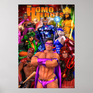 HOMO HEROES POSTER