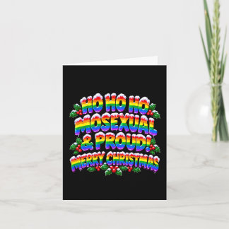 Homo-Ho-Ho Julkort HBTQ+ Kort
