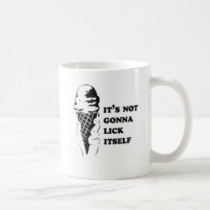 Homo Humor slicka sig själv baklänges Kaffemugg