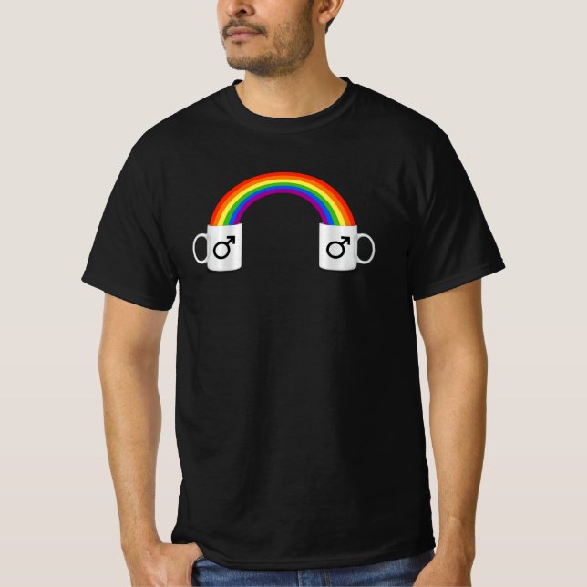 Homo kafédejt t shirt (Framsida)