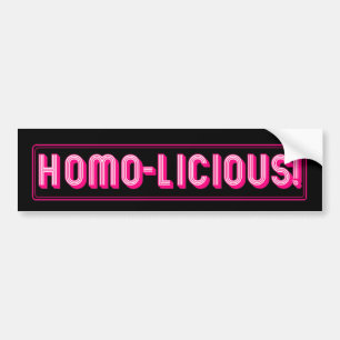 Homo-Licious! Bildekal