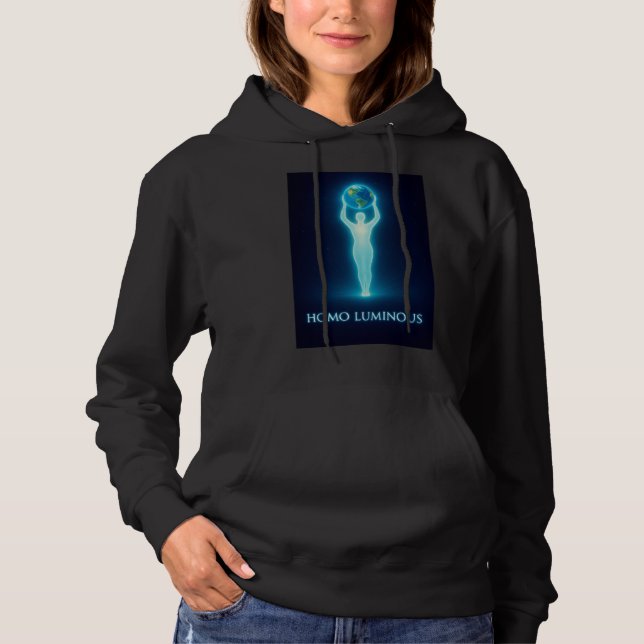 Homo Luminous - Ljusbringarens sweatshirt T Shirt (Framsida)