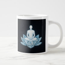 Homo Luminous Nästa Mänskliga Evolution Jumbo Mugg