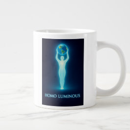 Homo Luminous The Light Bringer Morningmugg jumbo Mugg