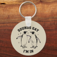Homo Pingvin Låter Homosexuell Jag Är I Vintage Qu