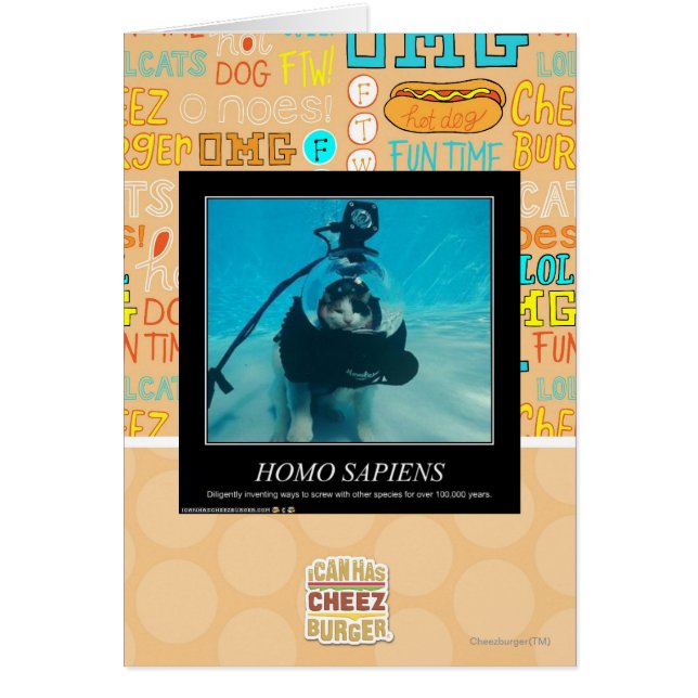 Homo Sapiens Hälsningskort (Framsidan)