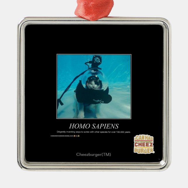 Homo Sapiens Julgransprydnad Metall (Framsidan)