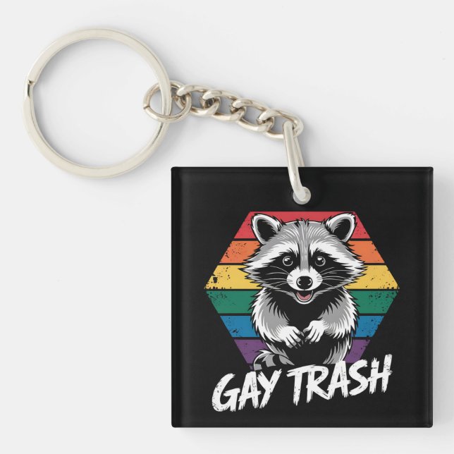Homo sopträskråtta HBTQ stolthet vintage (Framsidan)