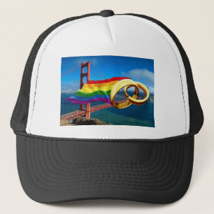 Homoäktenskap San Francisco Truckerkeps