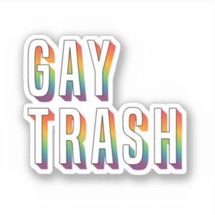 Homoavfall Klistermärken