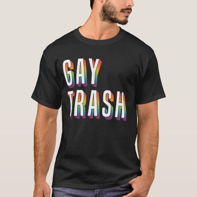 Homoavfall T Shirt (Framsida)