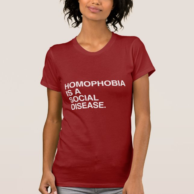 HOMOFOBI ÄR EN SOCIAL SJUKDOM TRÖJA (Framsida)
