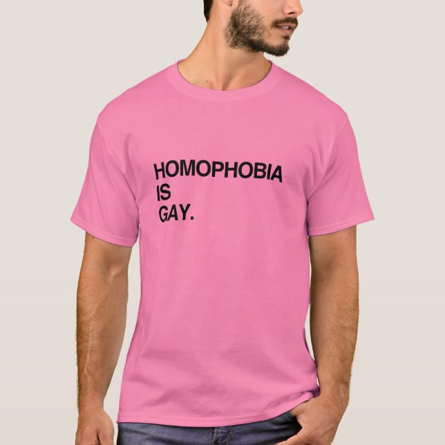 HOMOFOBI ÄR GAY TRÖJA (Framsida)