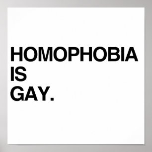 HOMOFOBIA ÄR GAY POSTER