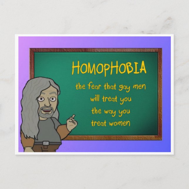 homofobisk vykort (Framsida)