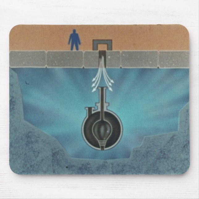 Homogena reaktorexperiment 2 (HRE-2) Mousepad Musmatta (Framsidan)