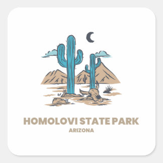 Homolovi State Park - Arizona Fyrkantigt Klistermärke