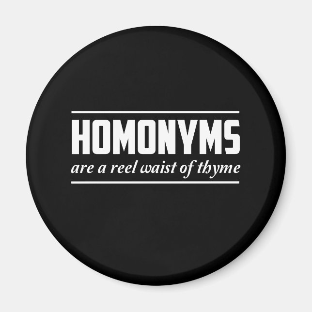 Homonymer Magnet (Framsidan)