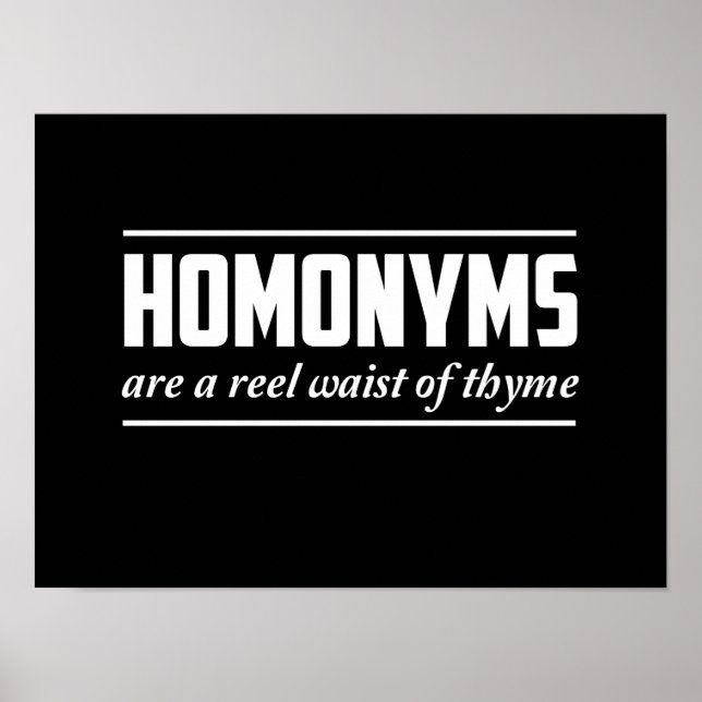 Homonymer Poster (Framsidan)