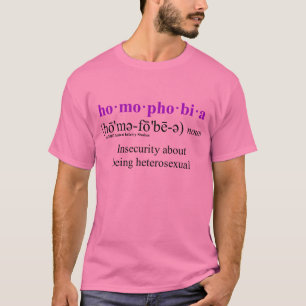 homophobia t-shirt