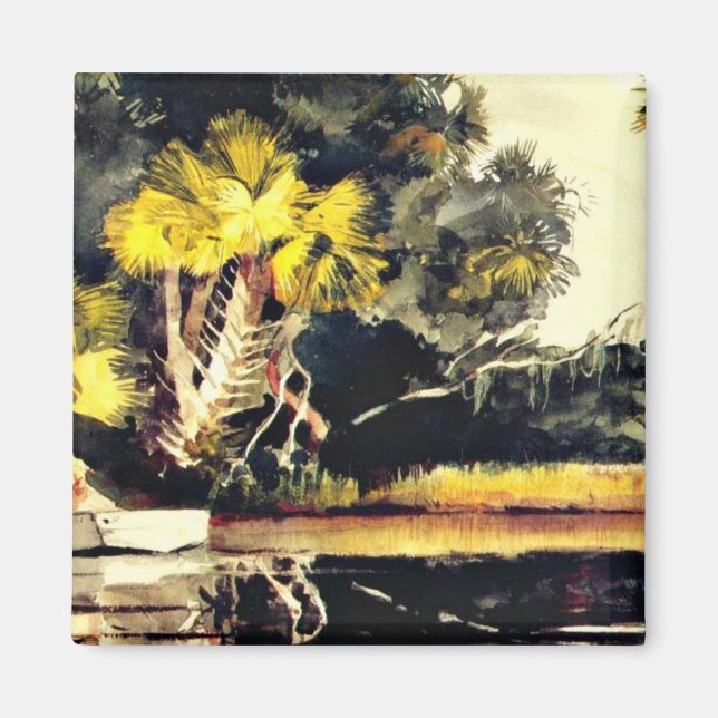 Homosassa, Jungle (Florida), Winslow Homer Magnet (Framsidan)