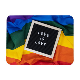 Homosexual Gay Art Kärlek är Kärlek citerar HBT TQ Magnet