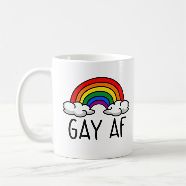 HOMOSexuell AF Kaffemugg (Vänster)