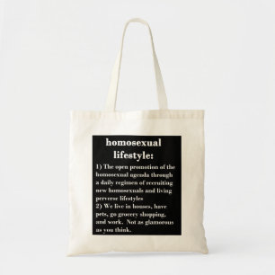 Homosexuell livsstil tygkasse