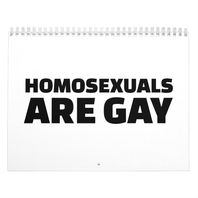 Homosexuell person är glada kalender (Omslag)