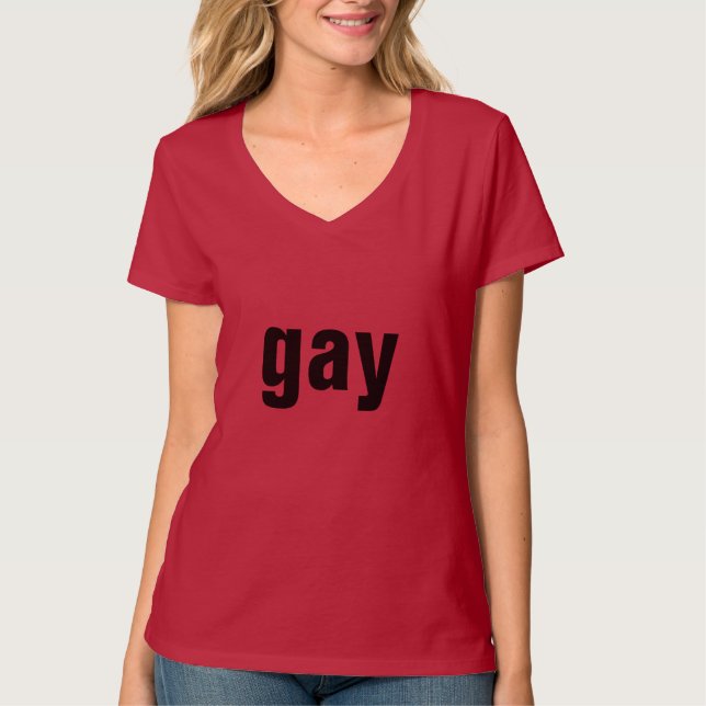homosexuell t-shirt (Framsida)