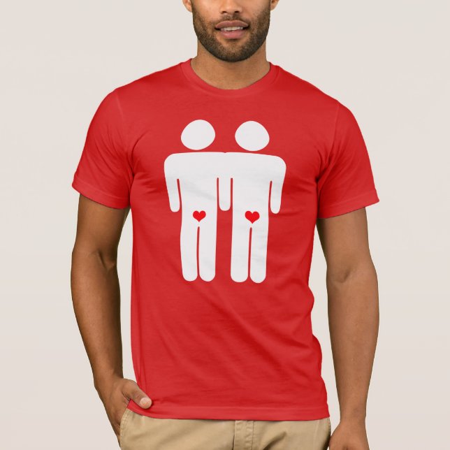 Homosexuella älskande t shirt (Framsida)