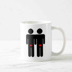 HOMOSEXUELLA ÄLSKARE KAFFEMUGG