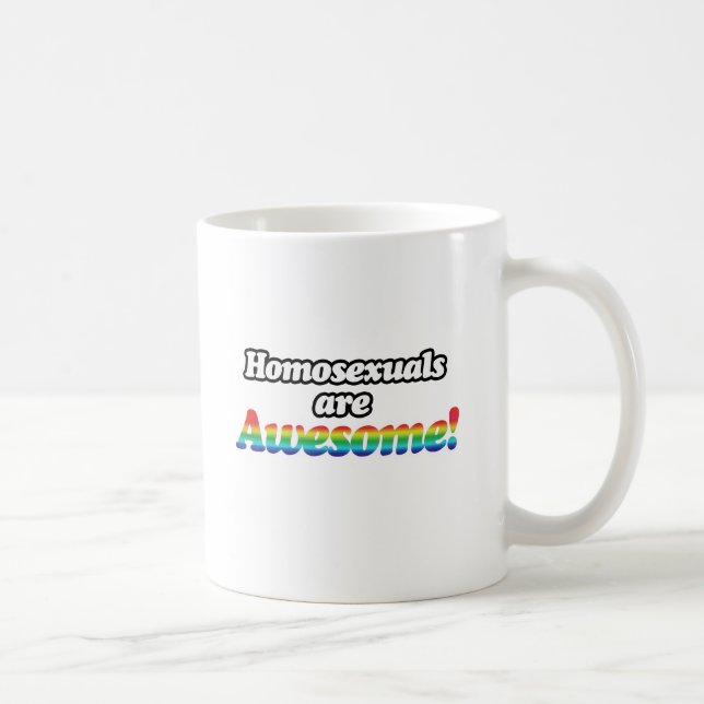 HOMOSEXUELLA ÄR FANTASTISKA KAFFEMUGG (Höger)