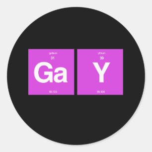 HOMOSEXUELLA ELEMENT RUNT KLISTERMÄRKE