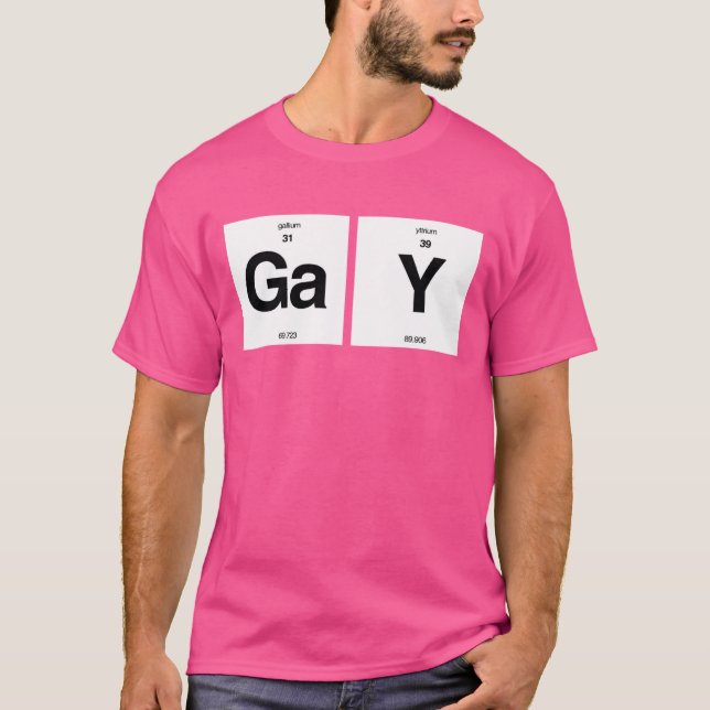 HOMOSEXUELLA ELEMENT T SHIRT (Framsida)