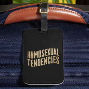 Homosexuella tendendendenguefeber Pridet Lesbisk H Bagagebricka