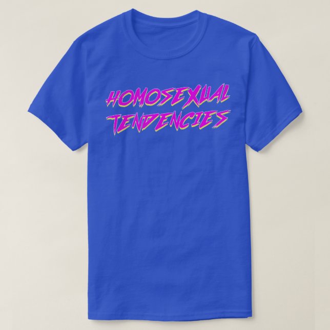 Homosexuella tendenser 4 t shirt (Design framsida)