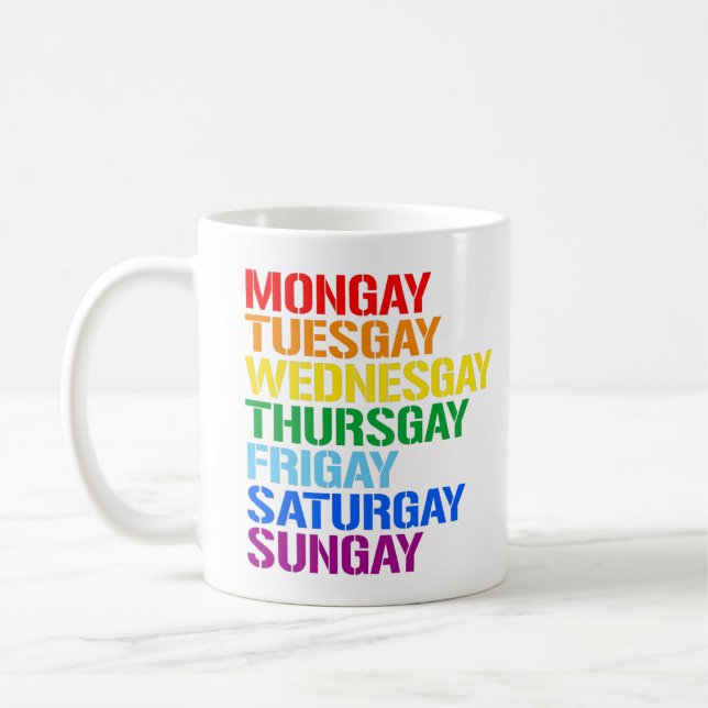 Homosexuella veckans kaffemugg (Vänster)