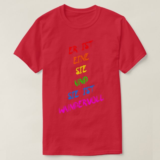 Homosexuellas livstidsbostad i hemmet 5 t shirt (Design framsida)