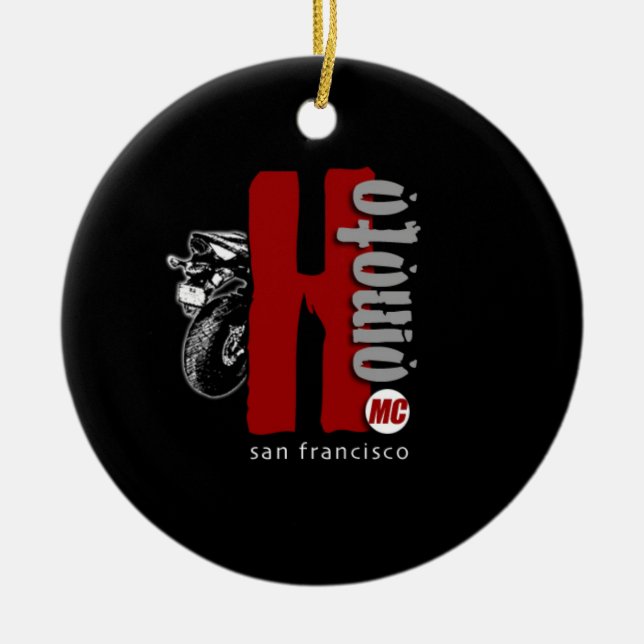 Homoto prydnad julgransprydnad keramik (Framsidan)