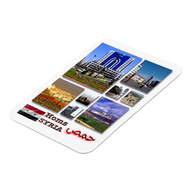 Homs - Syrien - Mosaic - Magnet (Vänstra Sidan)