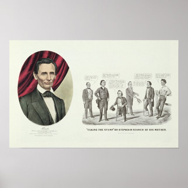 Hon. Abraham Lincoln Poster (Framsidan)