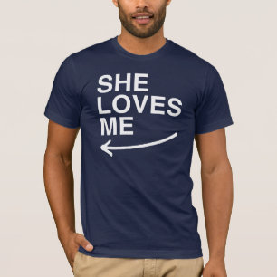 Hon älskar mig (som lämnar) - .png tee
