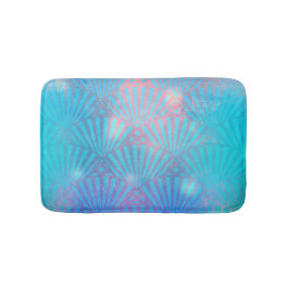 Hon älskar snäckskal badrumsmatta