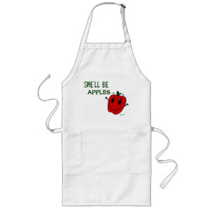 HON ÄR APPLES Apron Långt Förkläde