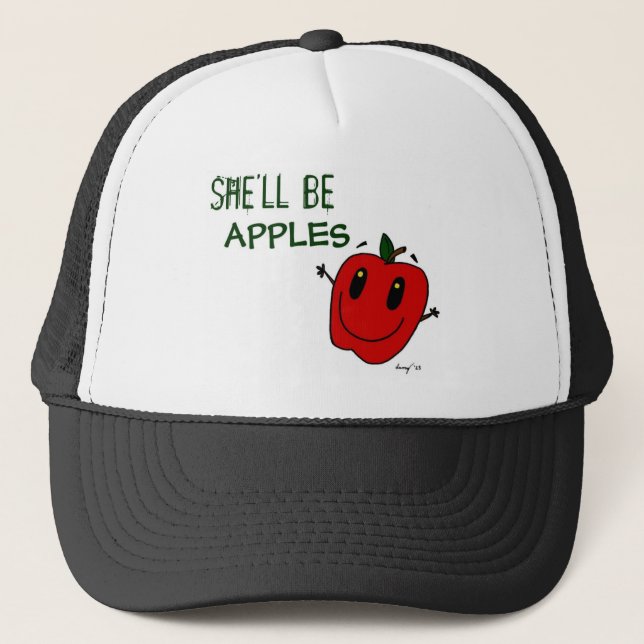 HON ÄR APPLES Hat Truckerkeps (Framsida)